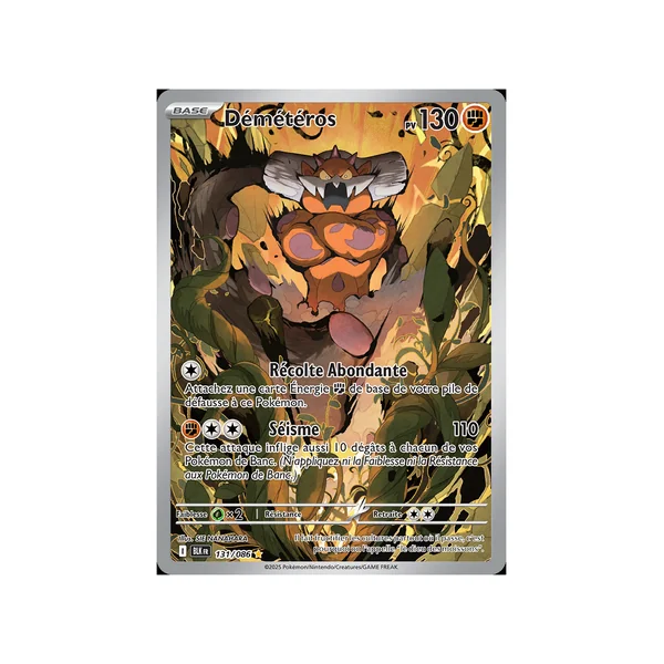 Carte Pokémon Démétéros 131/086 AR Foudre Noire