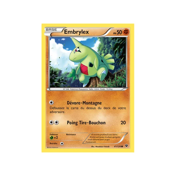 Carte Pokémon Embrylex 41/124 Commune Impact des Destins