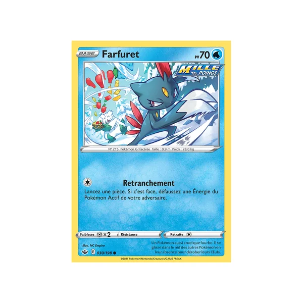 Carte Pokémon Farfuret 030/198 Commune Règne de Glace