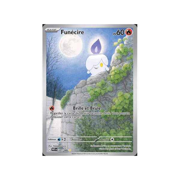 Carte Pokémon Funécire 101/086 AR Flamme Blanche