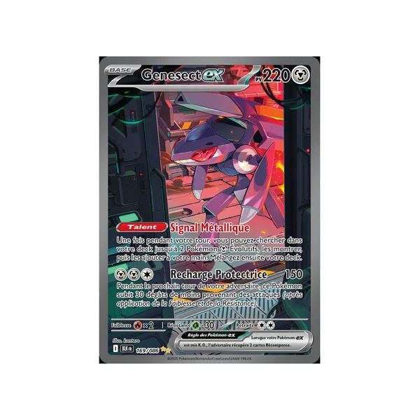 Carte Pokémon Genesect-ex 169/086 Alternative Foudre Noire