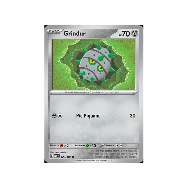 Carte Pokémon Grindur 127/182 Commune Faille Paradoxe