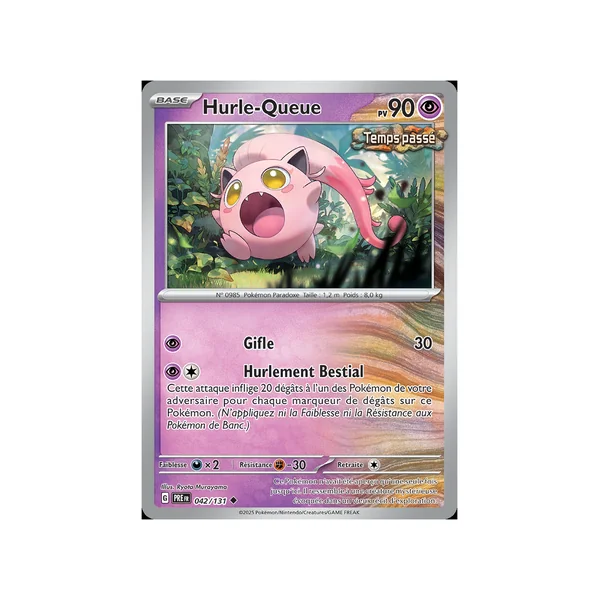 Carte Pokémon Hurle-Queue 042/131 Peu commune Évolutions Prismatiques