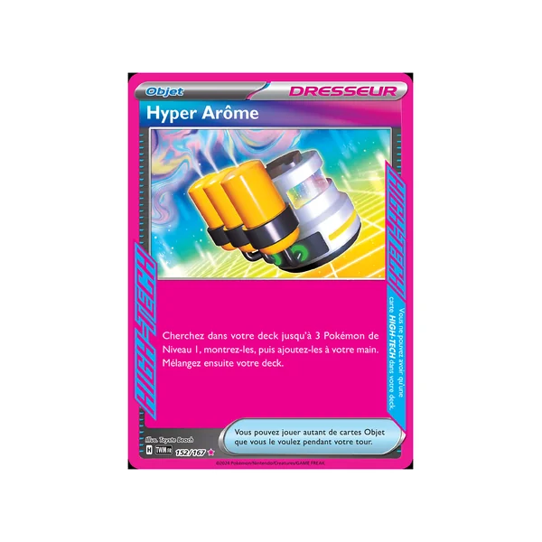 Carte Pokémon Hyper Arôme 152/167 HIGH-TECH Mascarade Crépusculaire