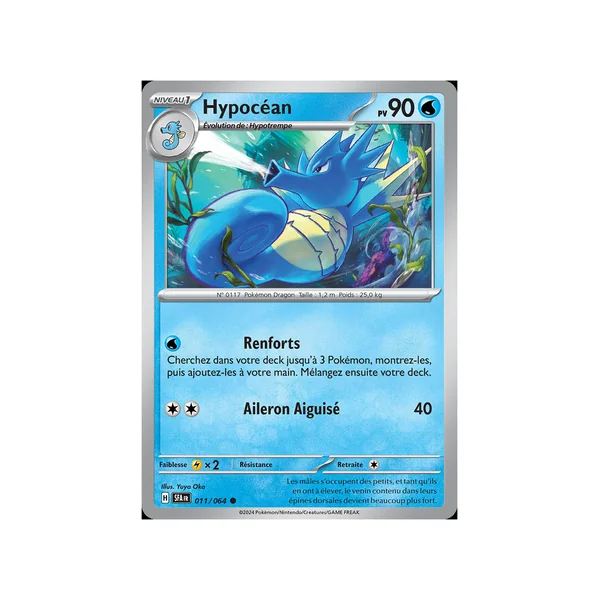 Carte Pokémon Hypocéan 011/064 Commune Fable Nébuleuse