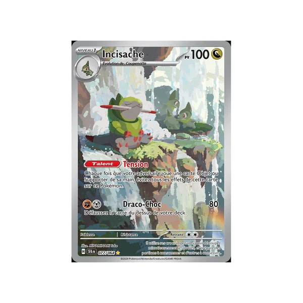 Carte Pokémon Incisache 077/064 AR Fable Nébuleuse