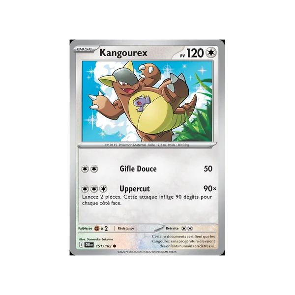 Carte Pokémon Kangourex 151/182 Commune Rivalités Destinées