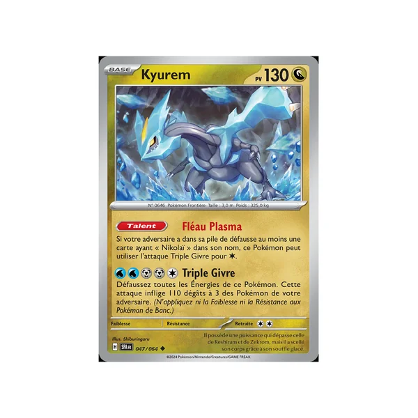 Carte Pokémon Kyurem 047/064 Peu commune Fable Nébuleuse