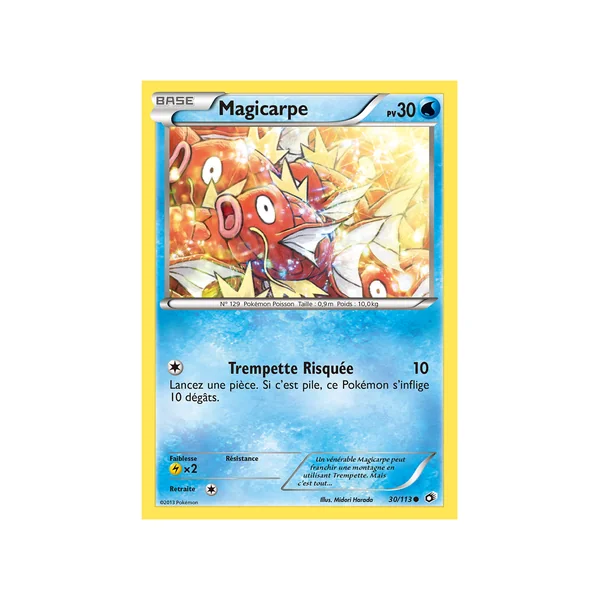 Carte Pokémon Magicarpe 30/113 Commune Trésors Légendaires