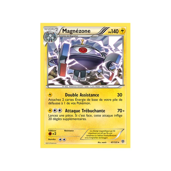 Carte Pokémon Magnézone 47/135 Rare Tempête Plasma