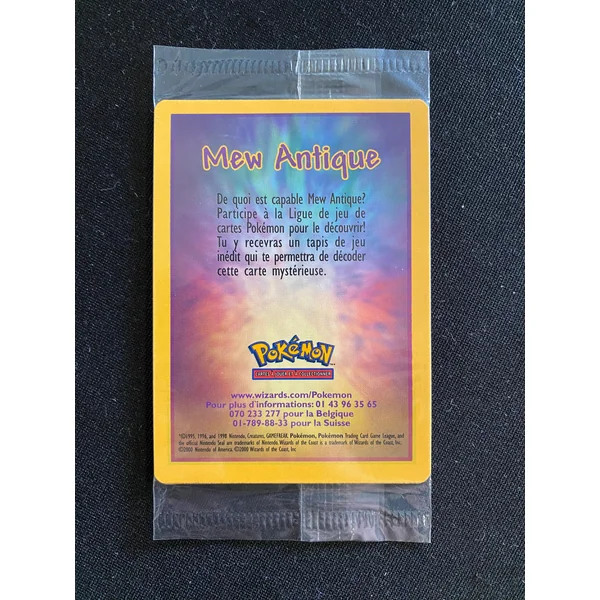 Carte Pokémon Mew antique FR SCELLE