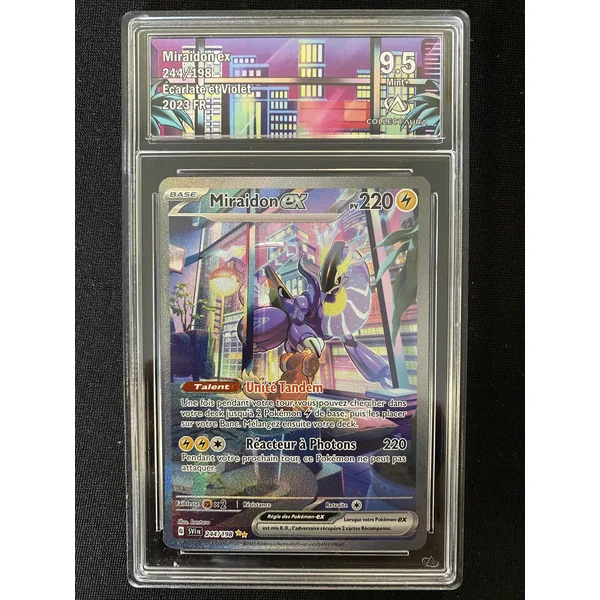 Carte Pokémon Miraidon ex ALT 244/198 Ecarlate et violet Collect Aura 9.5
