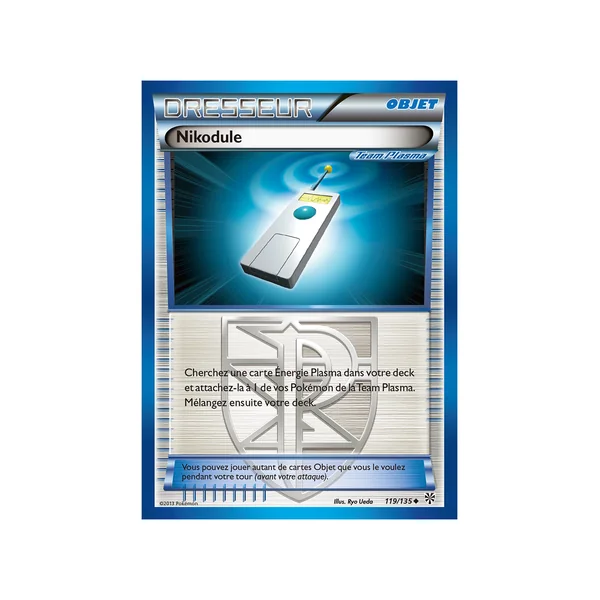 Carte Pokémon Nikodule 119/135 Peu commune Tempête Plasma