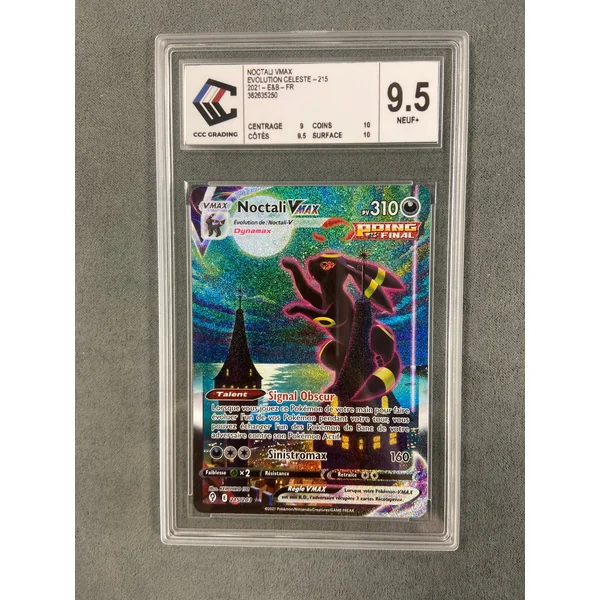 Carte Pokémon Noctali Vmax 215/203 Evolution céleste CCC 9.5