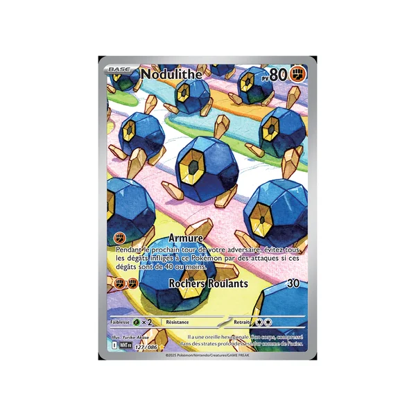 Carte Pokémon Nodulithe 127/086 AR Flamme Blanche