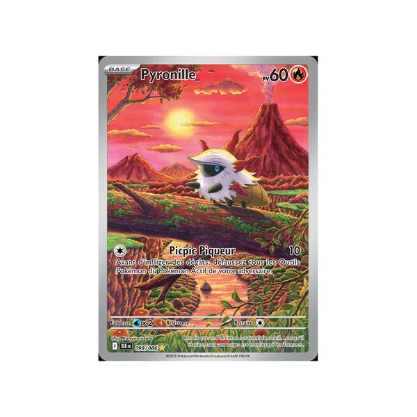 Carte Pokémon Pyronille 099/086 AR Foudre Noire