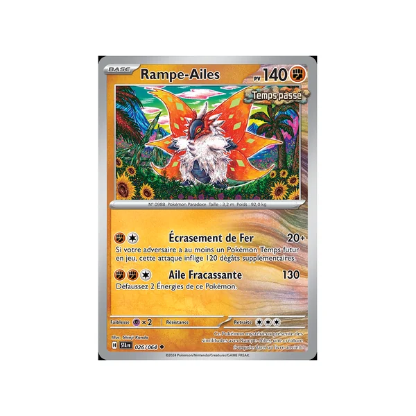 Carte Pokémon Rampe-Ailes 026/064 Peu commune Fable Nébuleuse