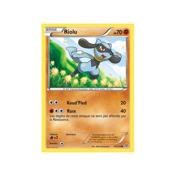 Carte Pokémon Riolu 76/135 Commune Tempête Plasma