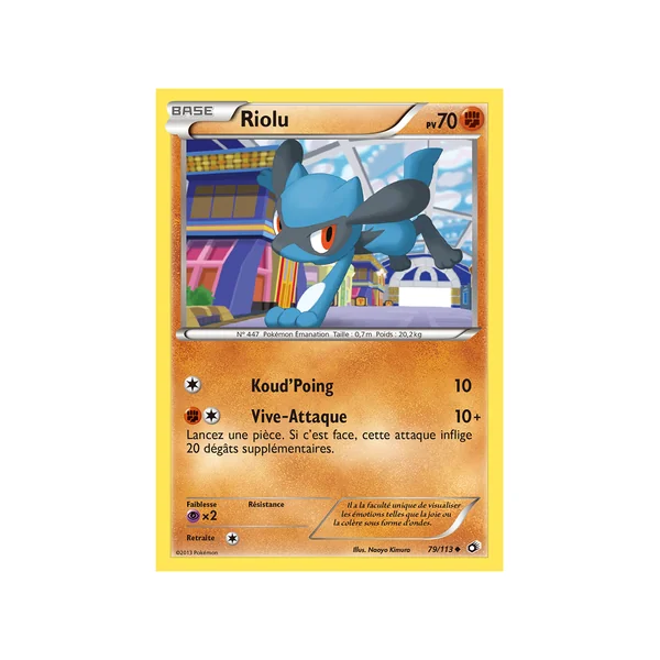 Carte Pokémon Riolu 79/113 Commune Trésors Légendaires