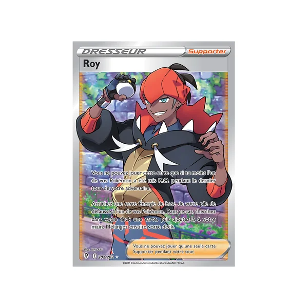 Carte Pokémon Roy 202/203 Ultra Rare Évolution Céleste