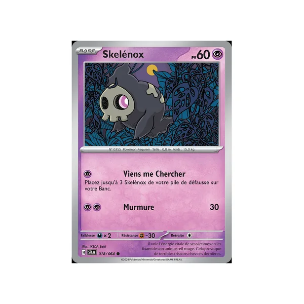 Carte Pokémon Skelénox 018/064 Commune Fable Nébuleuse