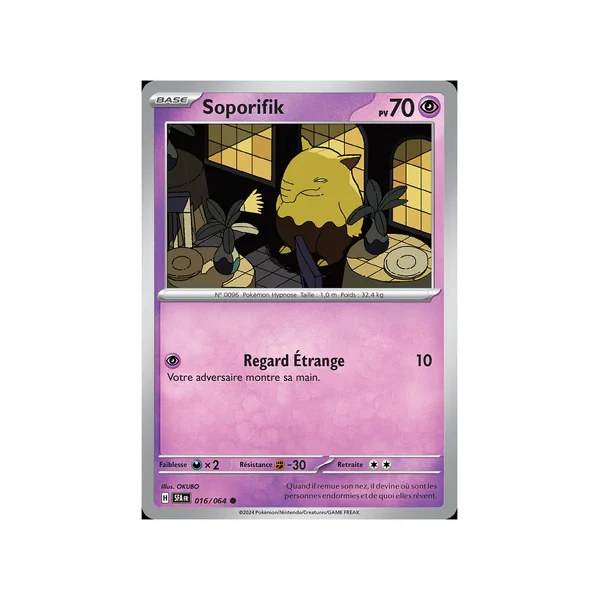 Carte Pokémon Soporifik 016/064 Commune Fable Nébuleuse