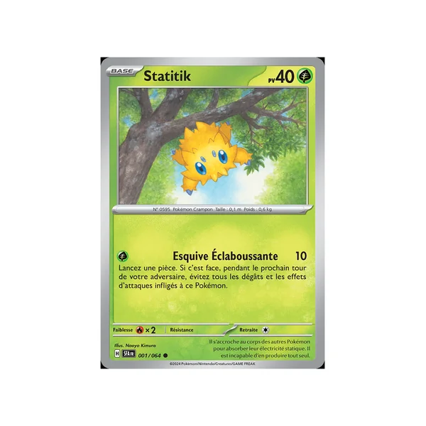 Carte Pokémon Statitik 001/064 Commune Fable Nébuleuse