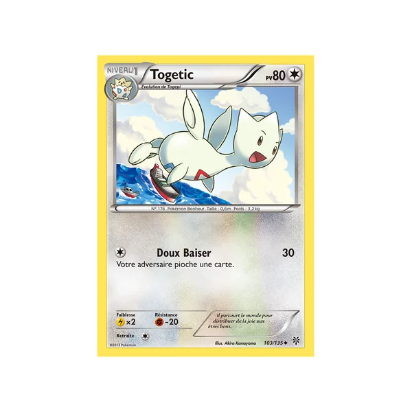 Carte Pokémon Togetic 103/135 Peu commune Tempête Plasma