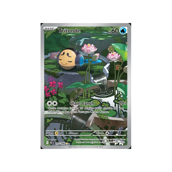 Carte Pokémon Tritonde 103/086 AR Foudre Noire