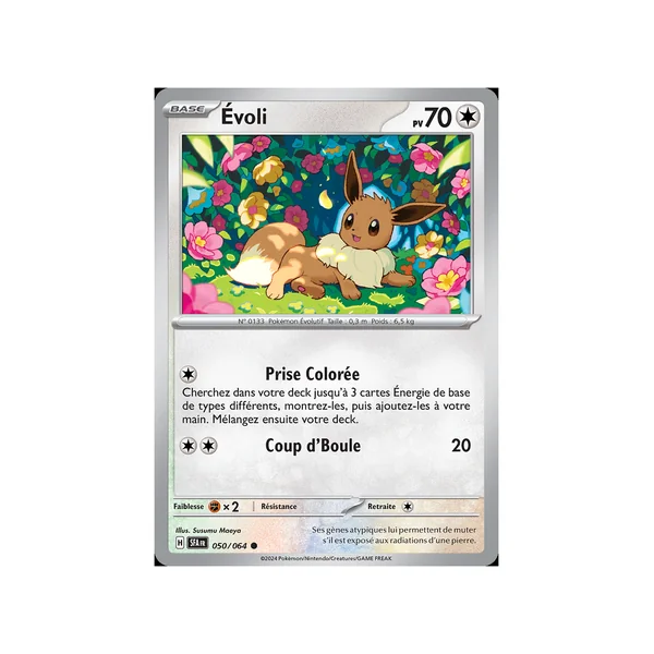 Carte Pokémon Évoli 050/064 Commune Fable Nébuleuse