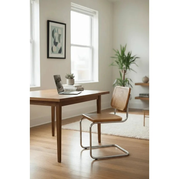 Chaise cannée Marcel Breuer, modèle B32