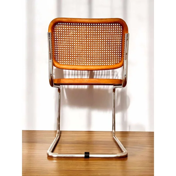 Chaise cannée Marcel Breuer, modèle B32