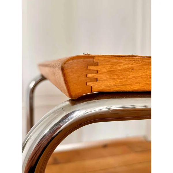 Chaise cannée Marcel Breuer, modèle B32