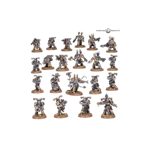 Chaos Space Marines - Combat patrol Iron Warriors - Warhammer 40K