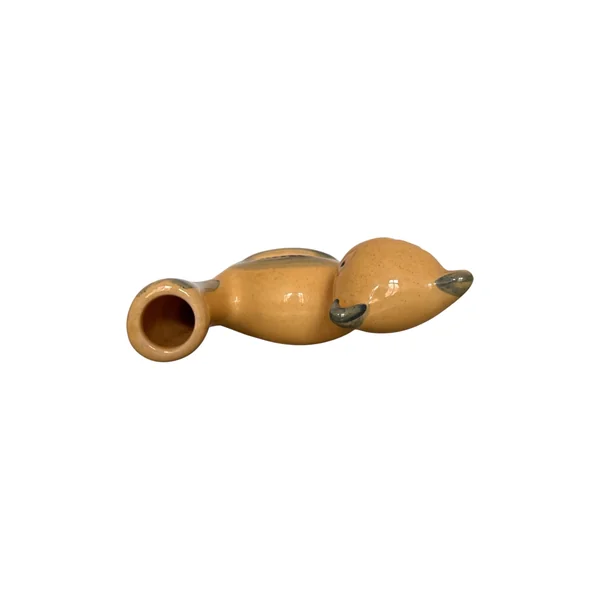 Chat bougeoir / soliflore en céramique Les Grottes Dieulefit