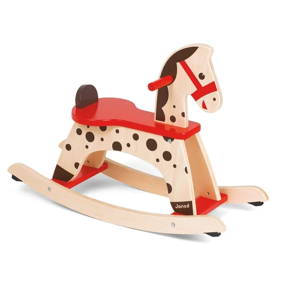 Cheval à bascule caramel