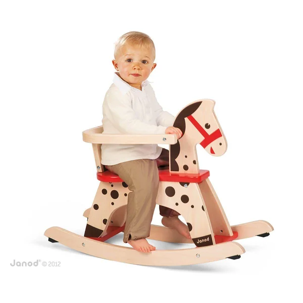 Cheval à bascule caramel