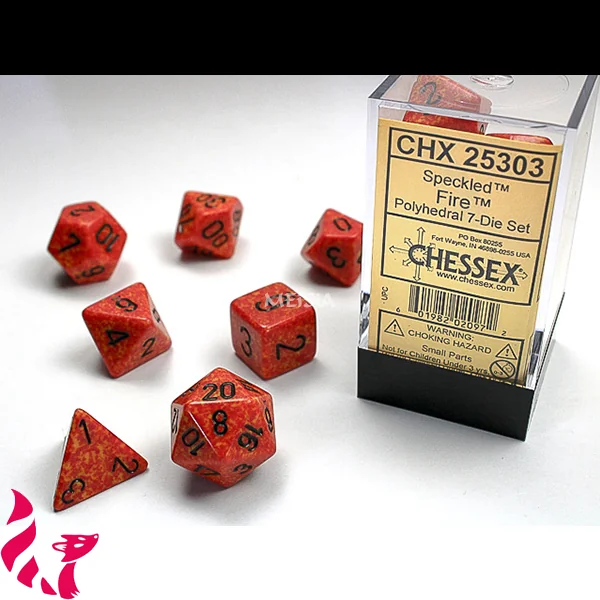 CHX25303 - 7 dés - Speckled Fire