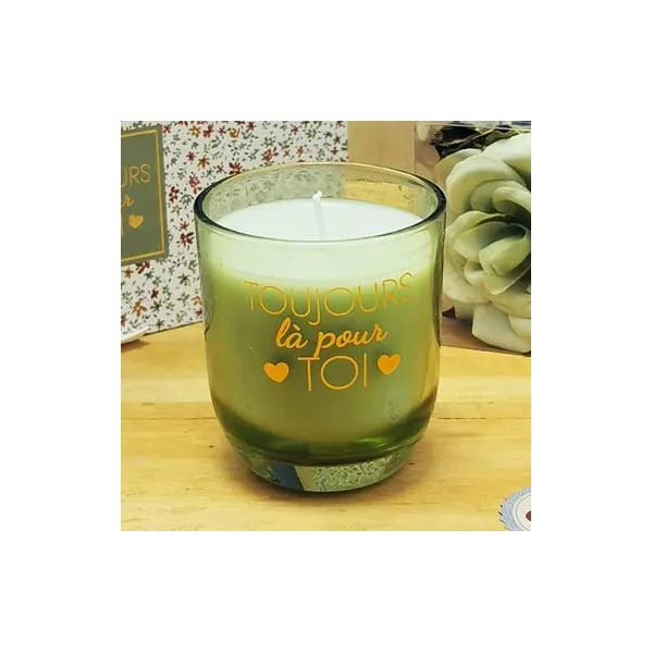 Coffret cadeau - Bougie + Pot pourri Jasmin "Toujours là pour toi"