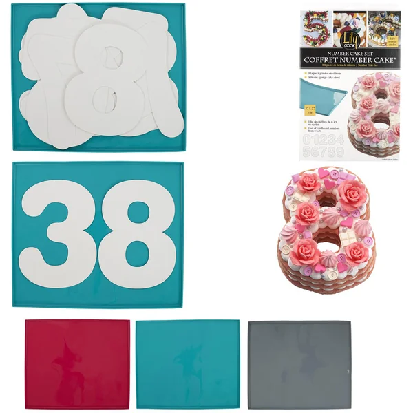 Coffret Number Cake à Découper
