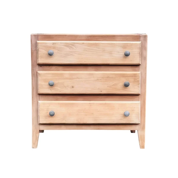 Commode vintage, bois brut