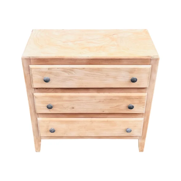 Commode vintage, bois brut