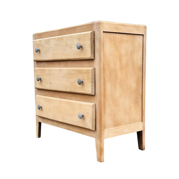 Commode vintage, bois brut