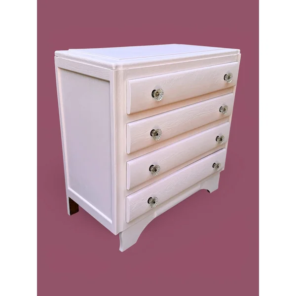 Commode vintage rose poudré Farrow & Ball