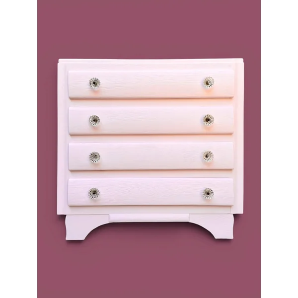 Commode vintage rose poudré Farrow & Ball