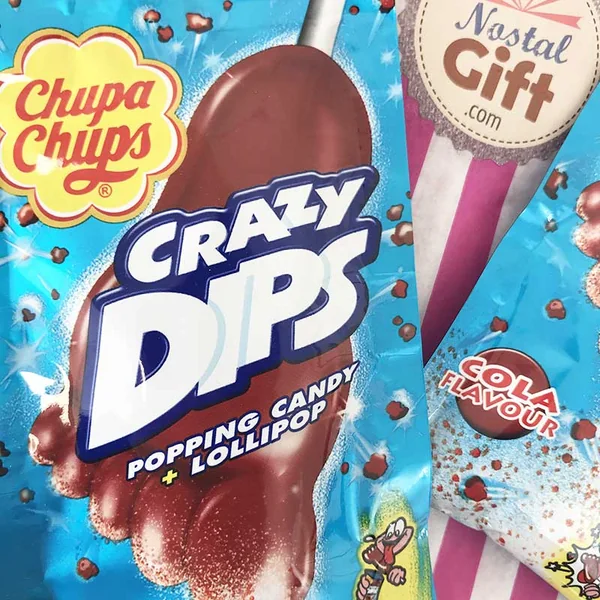 Crazy Dips - Sucettes à tremper goût cola x2