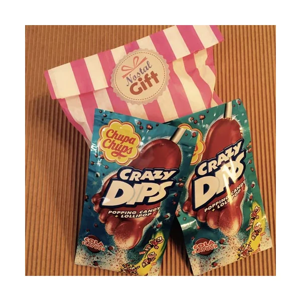 Crazy Dips - Sucettes à tremper goût cola x2