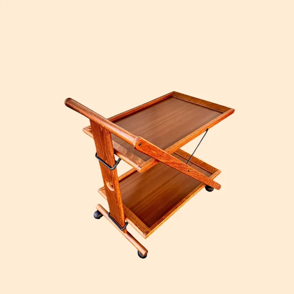 Desserte roulante pliable