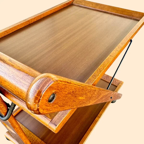 Desserte roulante pliable