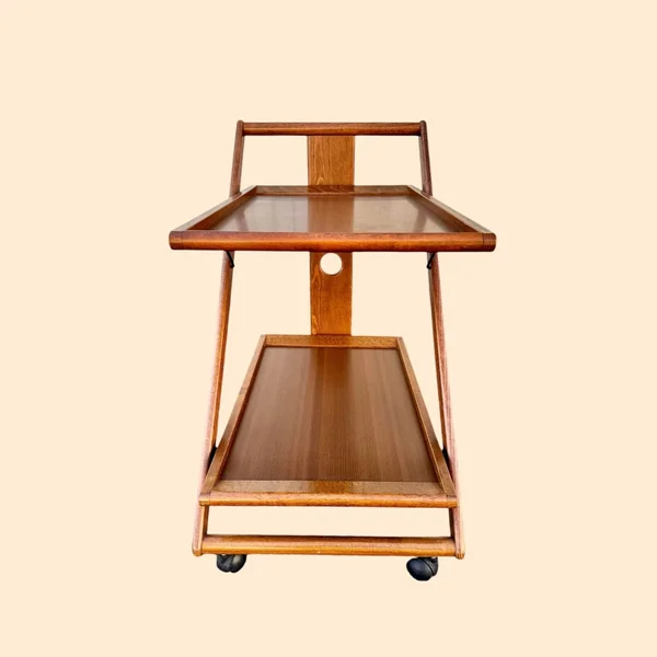Desserte roulante pliable